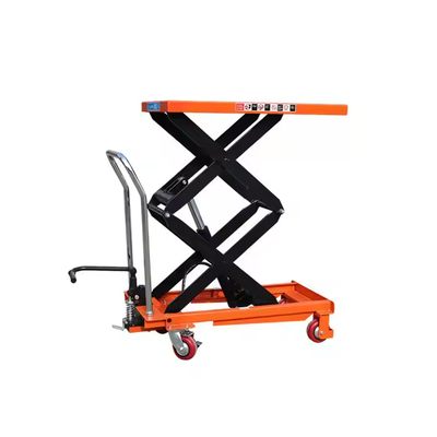 Custom Movable Lift Scissors Platform 500kg 1000kg Hydraulic Lift Hand Manual Lift Tables