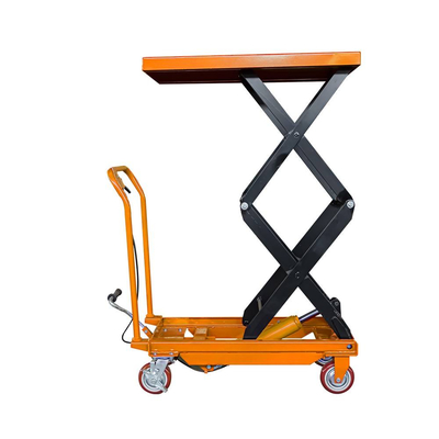 Custom Movable Manual Hydraulic Lifting Scissors Platform 1000mm 800kg Hydraulic Lift Hand Manual Lift Tables