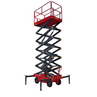 6m 8m 10m 12m 14m Hydraulic Battery Power Self Propelled Aerial Work Scissor Lifting Platform