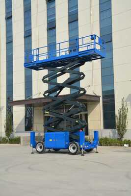 16m Hydraulic Diesel Power Off-road Self Propelled Aerial Work Scissor Lifting Platform