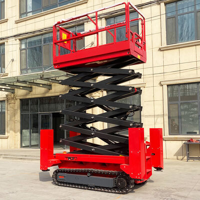 Factory Direct Crawler 4M Scissor Lift High Performance Tracked Aerial Work  Hydraulic Scissor lifting Platforms
