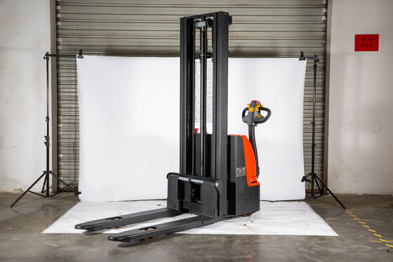 Cost-effective 1.5Ton Walking Type Electric Pallet Stacker up to 3M with Lead-acid Battery Forklift Electric Stacker