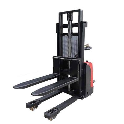 1500kg 2000kg Double Lifting Electric Pallet Stacker Electric Forklift Electric Stacker Hydraulic Loading and Unloading Vehicle