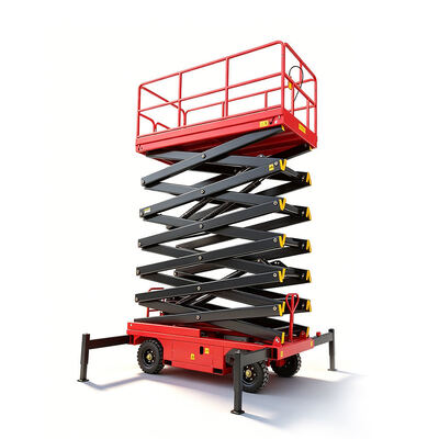 4-18M Multi-specification Towable Mobile Scissor Lift Platform Hydraulic Self Propelled Aerial Work Machine Global Fast Delivery