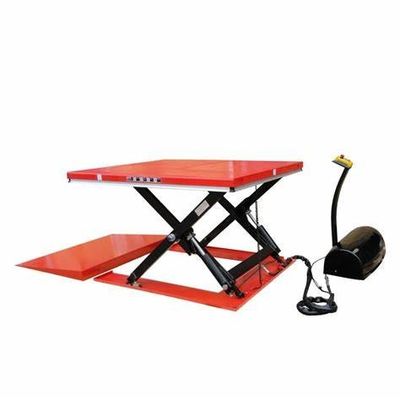Ultra-low Electric Lifting Platform Hydraulic Scissor Lift Table Mini Lifting Platform With Load 2000kg