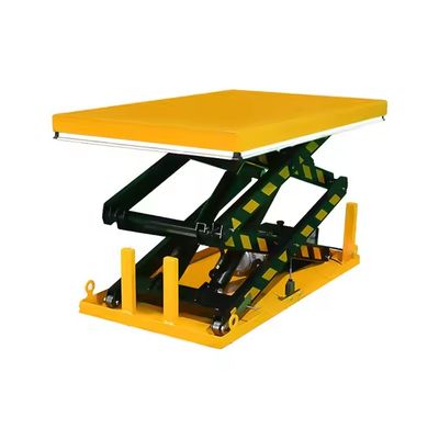 2 Ton Heavy Stationary Fixed Hydraulic Electric Scissor Car Lift Work Platform Transport Elevator Table Price With CE