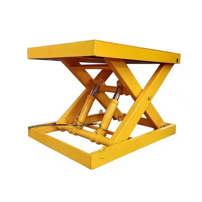 2 Ton Heavy Stationary Fixed Hydraulic Electric Scissor Car Lift Work Platform Transport Elevator Table Price With CE