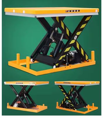 2 Ton Heavy Stationary Fixed Hydraulic Electric Scissor Car Lift Work Platform Transport Elevator Table Price With CE