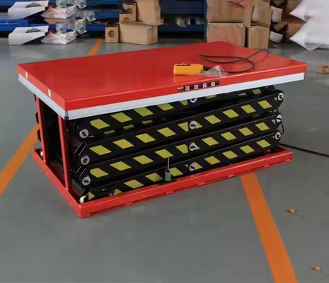 2 Ton Heavy Stationary Fixed Hydraulic Electric Scissor Car Lift Work Platform Transport Elevator Table Price With CE