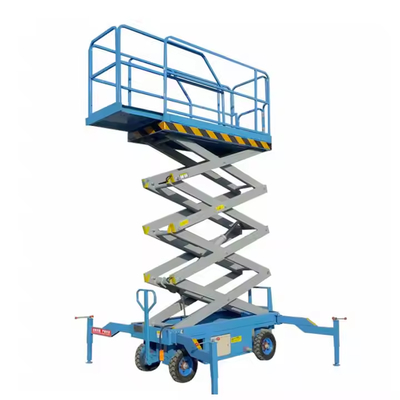 Hydraulic Semi Electric Scissor Lift Man Aerial Work Platform Hydraulic Mobile Electric Scissor Lifting Platform