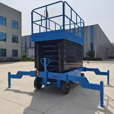 Hydraulic Semi Electric Scissor Lift Man Aerial Work Platform Hydraulic Mobile Electric Scissor Lifting Platform
