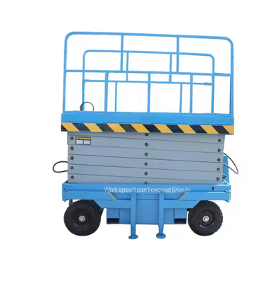 4-18m Semi Electric Lift Table Aerial Work Electric Scissor Lifting Mobile Hydraulic Vertical Scissor Lift Platform