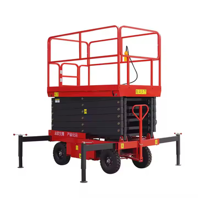 Semi Aerial Work 4-18m Electric Scaffold Lift Platform Aerial Lifting Scaffolding Hydraulic Scissor Lift Platform