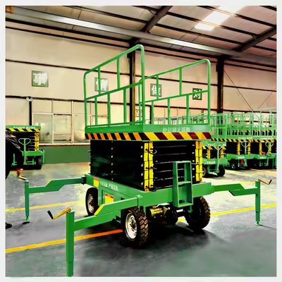 Semi Aerial Work 4-18m Electric Scaffold Lift Platform Aerial Lifting Scaffolding Hydraulic Scissor Lift Platform