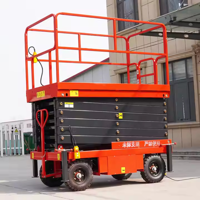 Hydraulic Semi Electric Scissor Lift Man Aerial Work Platform Hydraulic Mobile Electric Scissor Lifting Platform