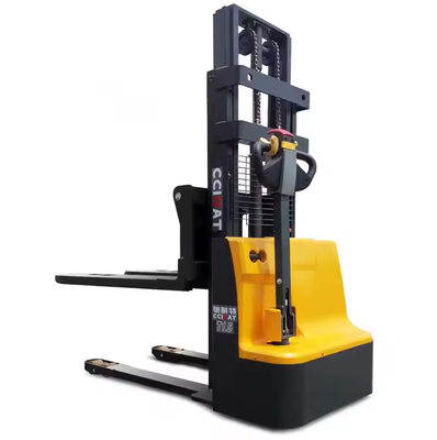 1.5 Tons 3.5 m 1500kg 3000bls 3500mm Lifting Height Battery Powered Pallet Truck Hydraulic Pallet Electric Stacker Forklift