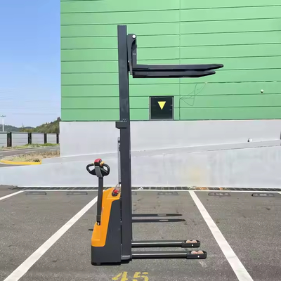 Hydraulic Lifting Forklift 1500kg 2000kg Warehouse Small Pallet Jack Stacker Walking Full Electric Stacker