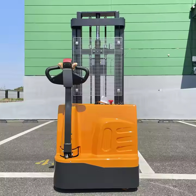 Hydraulic Lifting Forklift 1500kg 2000kg Warehouse Small Pallet Jack Stacker Walking Full Electric Stacker