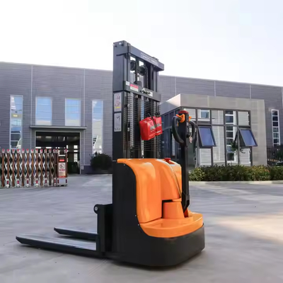 Small Space Use Stacker Lift Full Electric Walking Forklift 2000kg 2000mm Pallet Stacker Electric Stacker