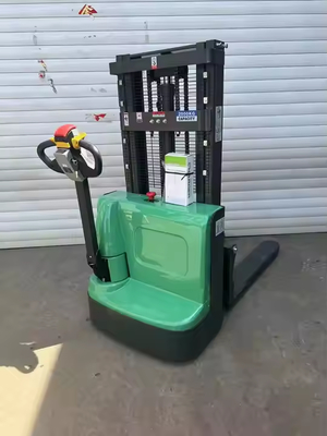 Adjustable Fork Walking Electric Stacker 2 Ton 3500mm Straddle Leg Hydraulic Pallet Lift Forklift Stacker
