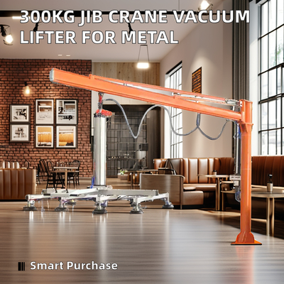 New 300kg Jib Crane Type Vacuum Lifter Used for Construction Steel Pump Motor Workshop Loading Lifting Sheet Metal MDF Plate