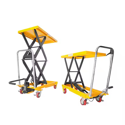 Custom Movable Lift Scissors Platform 500kg 1000kg Hydraulic Lift Hand Manual Lift Tables