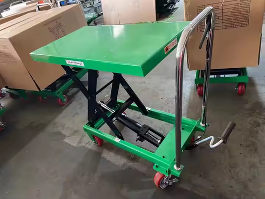 Custom Movable Lift Scissors Platform 500kg 1000kg Hydraulic Lift Hand Manual Lift Tables