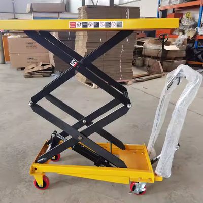 Custom Movable Lift Scissors Platform 500kg 1000kg Hydraulic Lift Hand Manual Lift Tables