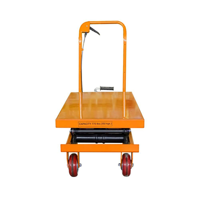 Custom Movable Manual Hydraulic Lifting Scissors Platform 1000mm 800kg Hydraulic Lift Hand Manual Lift Tables