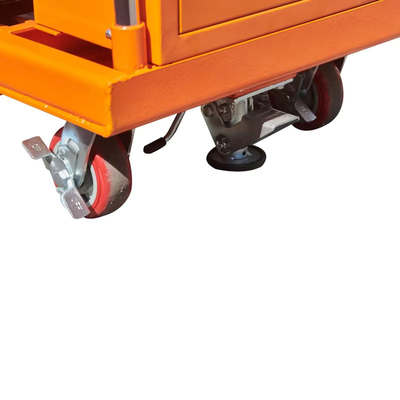 Custom Movable Manual Hydraulic Lifting Scissors Platform 1000mm 800kg Hydraulic Lift Hand Manual Lift Tables