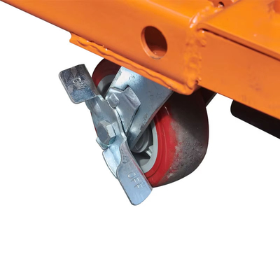 Custom Movable Manual Hydraulic Lifting Scissors Platform 1000mm 800kg Hydraulic Lift Hand Manual Lift Tables