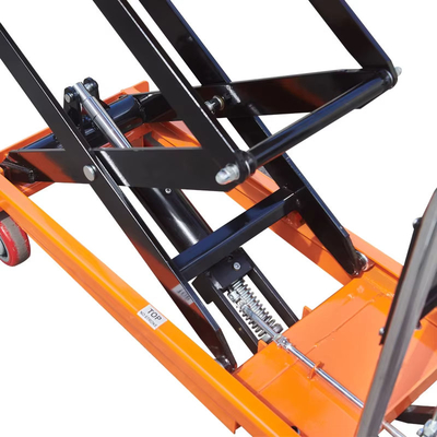 Custom Movable Manual Hydraulic Lifting Scissors Platform 1000mm 800kg Hydraulic Lift Hand Manual Lift Tables