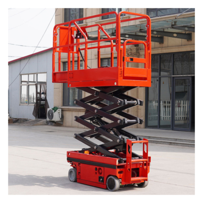 8M 10M 12M 14M Full Electric 220V 380V Towable Portable Aerial Work Hydraulic Scissor Lift Platform