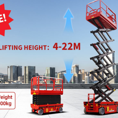 8M 10M 12M 14M Full Electric 220V 380V Towable Portable Aerial Work Hydraulic Scissor Lift Platform