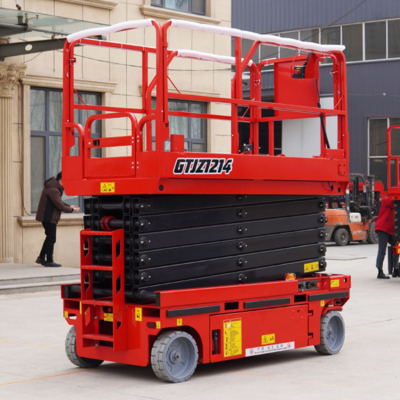 8M 10M 12M 14M Full Electric 220V 380V Towable Portable Aerial Work Hydraulic Scissor Lift Platform