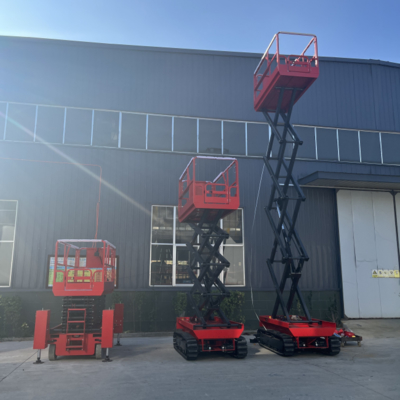 8m 10m 12m Portable Scissor Lift Elevator Movable Self propelled Hydraulic Aerial Work Lifting Platform