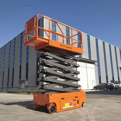GTJZ Factory Supply 6m 8m 10m 12m 14m 16m Self Propelled Electric Scissor Lift Aerial Work Platform 500kg Capacity
