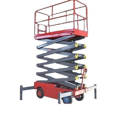 6m 8m 10m 12m 14m Self-Propelled Hydraulic Lifting Platform Electric Scissor Lifts Elevating Table Aerial Work Platform