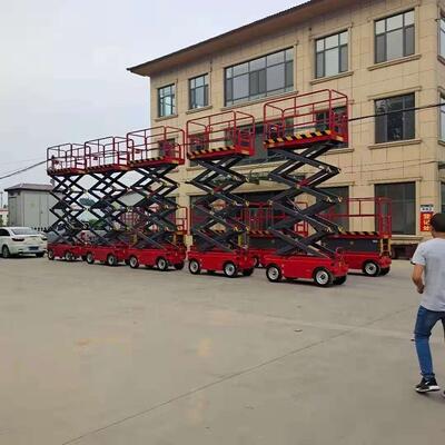 6m 8m 10m 12m 14m Hydraulic Battery Power Self Propelled Aerial Work Scissor Lifting Platform