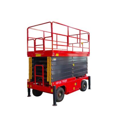 6m 8m 10m 12m 14m Hydraulic Battery Power Self Propelled Aerial Work Scissor Lifting Platform