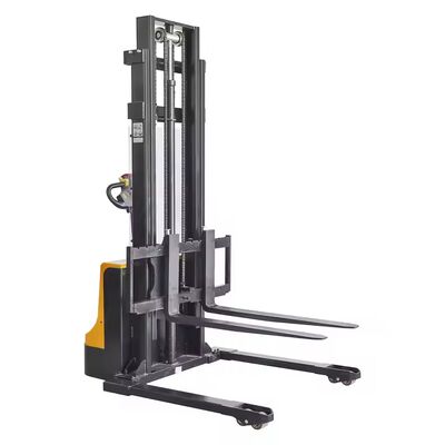Small Electric Stacker Forklift Lifting Electric Stackers Pallet Stacker Walking Type Electric Stacking Truck Forklift
