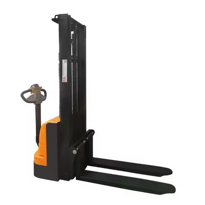 Small Electric Stacker Forklift Lifting Electric Stackers Pallet Stacker Walking Type Electric Stacking Truck Forklift