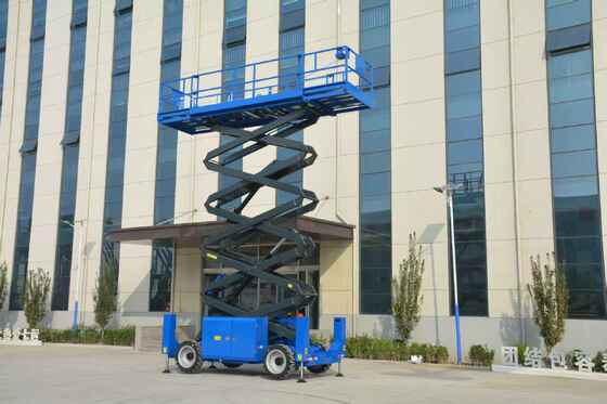 16m Hydraulic Diesel Power Off-road Self Propelled Aerial Work Scissor Lifting Platform