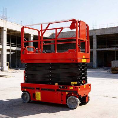 Warehouse Self Propelled Hydraulic Scissor Lift 10m 12m Electric Mobile Aerial Work Platform for Logistics Handling