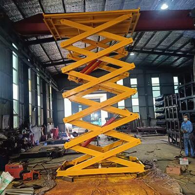 Customized Electric Hydraulic Fixed Scissor Lift Platform Stationary Cargo Lift for Factory and Workshop