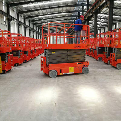 Mini Type Electric Aerial Working Scissor Lifting Platform 4m 6m 8m Traction Mobile Lifter Scaffolding 300kg Hydraulic Scissor Lifting Platforms