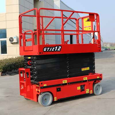 CE Certification 4m 6m 8m 300KG 500kg Mini Aerial Working Electric Scissor Lift Hydraulic Scissor Lifting Platforms For Sale