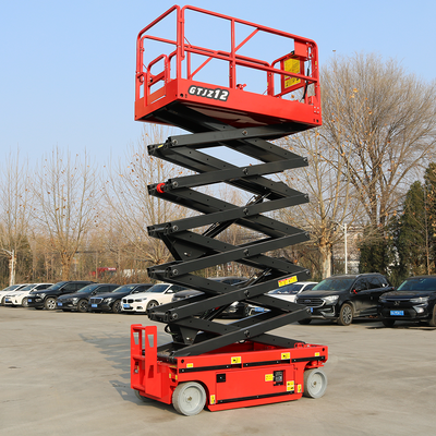 CE Certification 4m 6m 8m 300KG 500kg Mini Aerial Working Electric Scissor Lift Hydraulic Scissor Lifting Platforms For Sale
