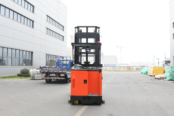 3-way Forklift Very Narrow Aisle Lifter 1000kg 1500kg Electric Stacker High Lifting Reach Truck for Warehousing Electric Forklift