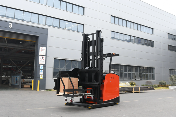 3-way Forklift Very Narrow Aisle Lifter 1000kg 1500kg Electric Stacker High Lifting Reach Truck for Warehousing Electric Forklift